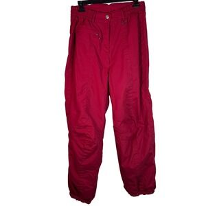 Boulder Gear Womens Ski‎ Snow Pants Red Microfiber Insulated Size 12